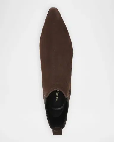 Veronica Beard Astra Suede Ankle Boots | Thumbnail 4 Veronica Beard Astra Suede Ankle Boots | Thumbnail 4