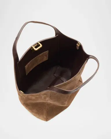 Brunello Cucinelli Suede Bucket Bag | Thumbnail 3 Brunello Cucinelli Suede Bucket Bag | Thumbnail 3