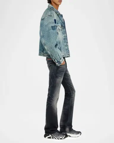 Diesel Men 's Stretch Denim Slim Bootcut Jeans | Thumbnail 5 Diesel Men 's Stretch Denim Slim Bootcut Jeans | Thumbnail 5