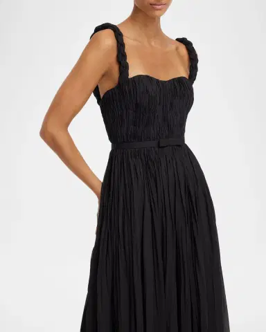 LEO LIN Angelina Ruched Floral-Print Maxi Dress | Thumbnail 5 LEO LIN Angelina Ruched Floral-Print Maxi Dress | Thumbnail 5