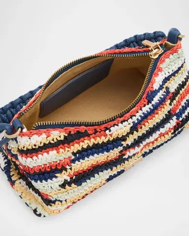 Cult Gaia Osa Braided-Strap Woven Raffia Shoulder Bag | Thumbnail 3 Cult Gaia Osa Braided-Strap Woven Raffia Shoulder Bag | Thumbnail 3