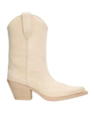 Paris Texas Dakota Suede Mid-Calf Western Boots | Thumbnail 1 Paris Texas Dakota Suede Mid-Calf Western Boots | Thumbnail 1