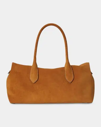Polo Ralph Lauren Bellport Suede Satchel Top-Handle Bag | Thumbnail 3 Polo Ralph Lauren Bellport Suede Satchel Top-Handle Bag | Thumbnail 3
