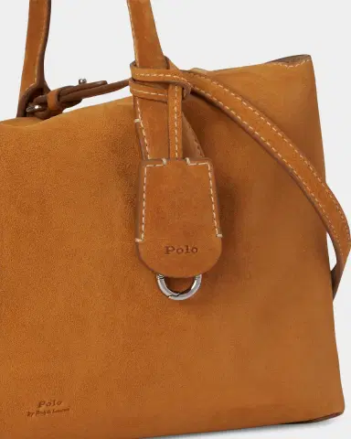Polo Ralph Lauren Bellport Suede Satchel Top-Handle Bag | Thumbnail 6 Polo Ralph Lauren Bellport Suede Satchel Top-Handle Bag | Thumbnail 6