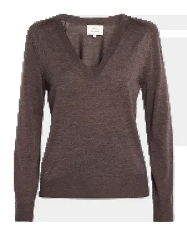 Loulou De Saison Julio Cashmere V-Neck Sweater | Thumbnail 5 Loulou De Saison Julio Cashmere V-Neck Sweater | Thumbnail 5
