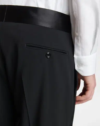Giorgio Armani Men 's Wool-Blend Slim-Fit Trousers | Thumbnail 5 Giorgio Armani Men 's Wool-Blend Slim-Fit Trousers | Thumbnail 5