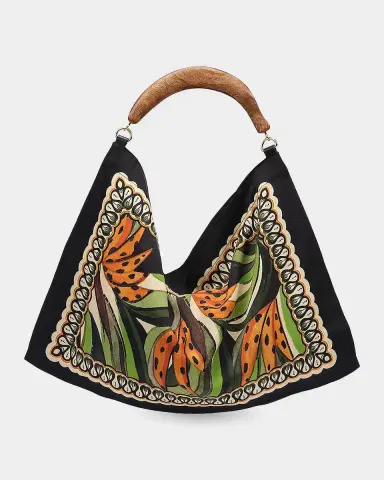 Farm Rio Tropical-Print Medium Scarf Bag | Thumbnail 2 Farm Rio Tropical-Print Medium Scarf Bag | Thumbnail 2
