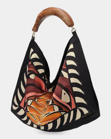 Farm Rio Tropical-Print Medium Scarf Bag | Thumbnail 3 Farm Rio Tropical-Print Medium Scarf Bag | Thumbnail 3