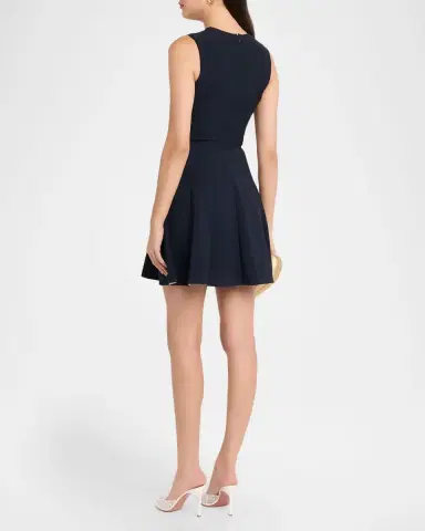 Oscar de la Renta Sleeveless Peony Print Mini Dress | Thumbnail 3 Oscar de la Renta Sleeveless Peony Print Mini Dress | Thumbnail 3