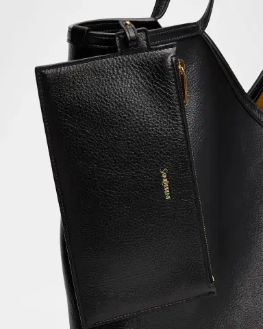 Saint Laurent Men 's Y Large Leather Tote Bag | Thumbnail 4 Saint Laurent Men 's Y Large Leather Tote Bag | Thumbnail 4
