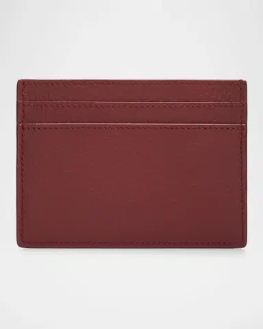 Saint Laurent Men 's Cassandre Leather Card Holder | Thumbnail 4 Saint Laurent Men 's Cassandre Leather Card Holder | Thumbnail 4