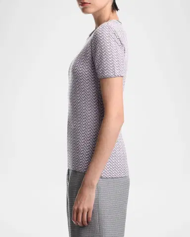 Emporio Armani Abstract Knit Rolled-Neck Sweater | Thumbnail 6 Emporio Armani Abstract Knit Rolled-Neck Sweater | Thumbnail 6