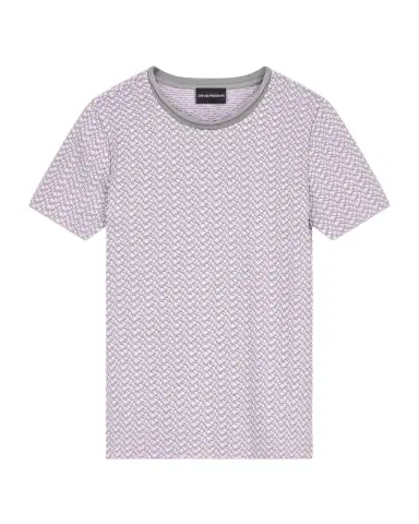Emporio Armani Abstract Knit Rolled-Neck Sweater | Thumbnail 1 Emporio Armani Abstract Knit Rolled-Neck Sweater | Thumbnail 1