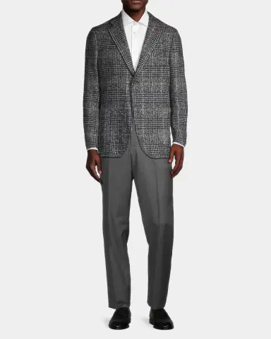 Isaia Men 's Sanita Wool Dress Pants | Thumbnail 2 Isaia Men 's Sanita Wool Dress Pants | Thumbnail 2