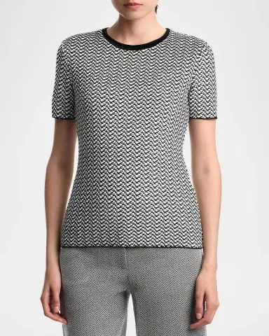 Emporio Armani Abstract Knit Rolled-Neck Sweater | Thumbnail 4 Emporio Armani Abstract Knit Rolled-Neck Sweater | Thumbnail 4