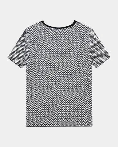 Emporio Armani Abstract Knit Rolled-Neck Sweater | Thumbnail 7 Emporio Armani Abstract Knit Rolled-Neck Sweater | Thumbnail 7