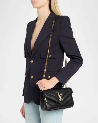 Saint Laurent Loulou YSL Quilted Leather Shoulder Bag | Thumbnail 2 Saint Laurent Loulou YSL Quilted Leather Shoulder Bag | Thumbnail 2