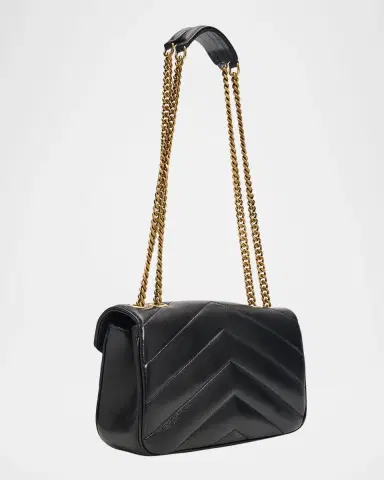 Saint Laurent Loulou YSL Quilted Leather Shoulder Bag | Thumbnail 3 Saint Laurent Loulou YSL Quilted Leather Shoulder Bag | Thumbnail 3