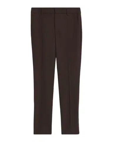 Brunello Cucinelli Wool Slim-Leg Split Hem Pants | Thumbnail 1 Brunello Cucinelli Wool Slim-Leg Split Hem Pants | Thumbnail 1