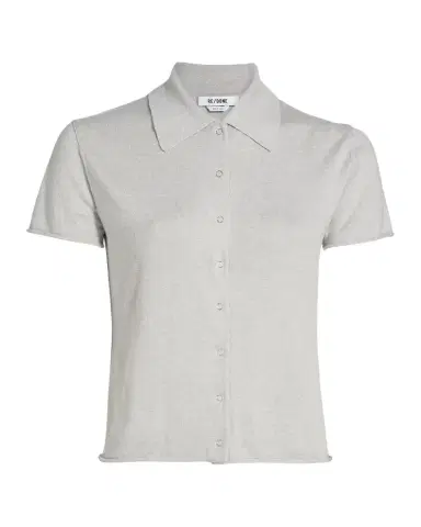 RE/DONE The Conway Cotton-Blend Polo Shirt | Thumbnail 1 RE/DONE The Conway Cotton-Blend Polo Shirt | Thumbnail 1