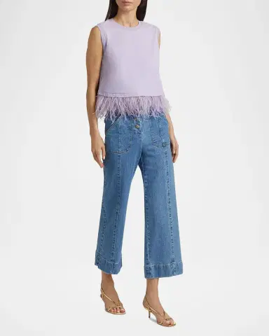 Likely Benji Mid-Rise Wide-Leg Jeans | Thumbnail 2 Likely Benji Mid-Rise Wide-Leg Jeans | Thumbnail 2