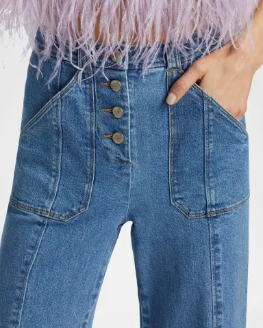 Likely Benji Mid-Rise Wide-Leg Jeans | Thumbnail 5 Likely Benji Mid-Rise Wide-Leg Jeans | Thumbnail 5