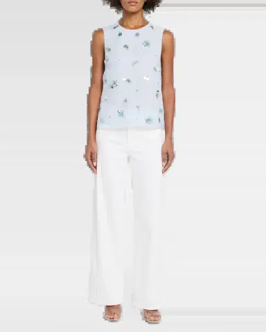 SIMKHAI Celia Sequined Sleeveless Top | Thumbnail 6 SIMKHAI Celia Sequined Sleeveless Top | Thumbnail 6