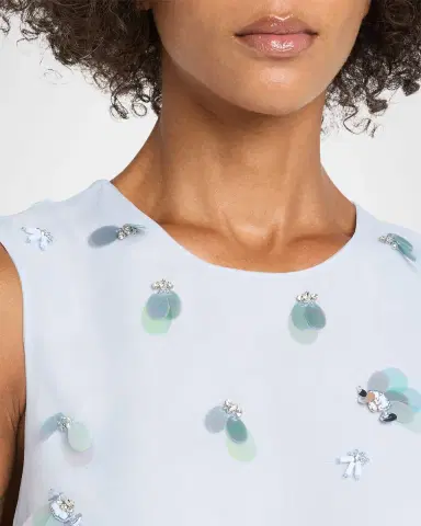 SIMKHAI Celia Sequined Sleeveless Top | Thumbnail 8 SIMKHAI Celia Sequined Sleeveless Top | Thumbnail 8