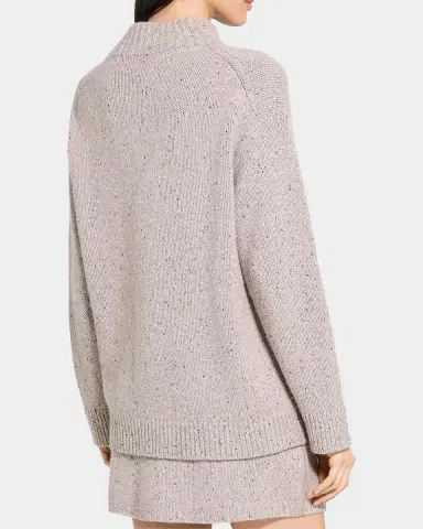 Theory Oversized Drawstring Wool-Blend Pullover Sweater | Thumbnail 3 Theory Oversized Drawstring Wool-Blend Pullover Sweater | Thumbnail 3