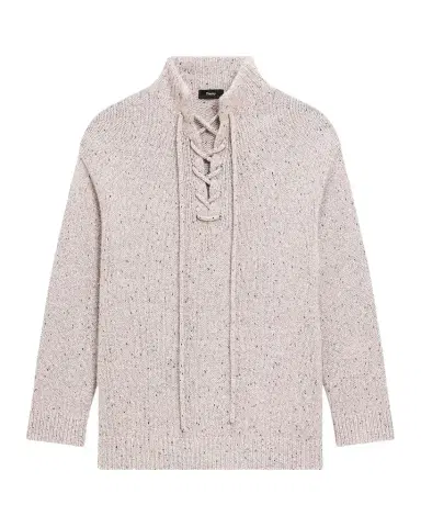 Theory Oversized Drawstring Wool-Blend Pullover Sweater | Thumbnail 1 Theory Oversized Drawstring Wool-Blend Pullover Sweater | Thumbnail 1