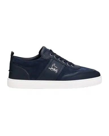 Christian Louboutin Men 's Retero Reversed Leather Low-Top Sneakers | Thumbnail 1 Christian Louboutin Men 's Retero Reversed Leather Low-Top Sneakers | Thumbnail 1