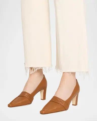 Manolo Blahnik 85mm Mindita Leather Pumps | Thumbnail 2 Manolo Blahnik 85mm Mindita Leather Pumps | Thumbnail 2
