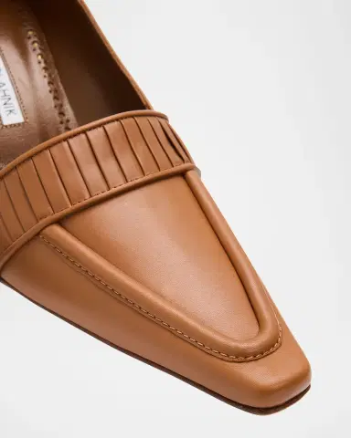 Manolo Blahnik 85mm Mindita Leather Pumps | Thumbnail 5 Manolo Blahnik 85mm Mindita Leather Pumps | Thumbnail 5