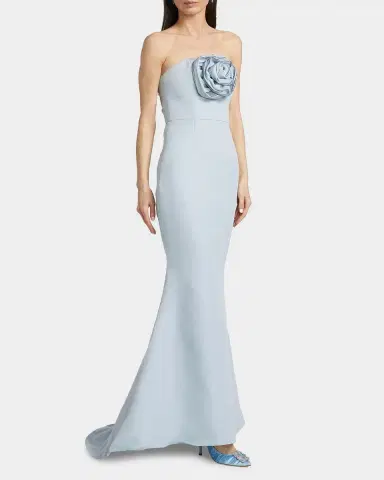 Alexia Maria Barbara Silk Faille Mermaid Gown | Thumbnail 2 Alexia Maria Barbara Silk Faille Mermaid Gown | Thumbnail 2