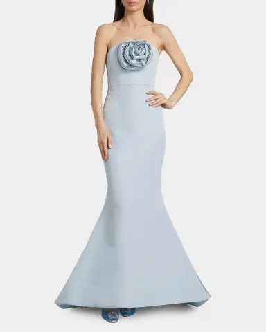 Alexia Maria Barbara Silk Faille Mermaid Gown | Thumbnail 4 Alexia Maria Barbara Silk Faille Mermaid Gown | Thumbnail 4
