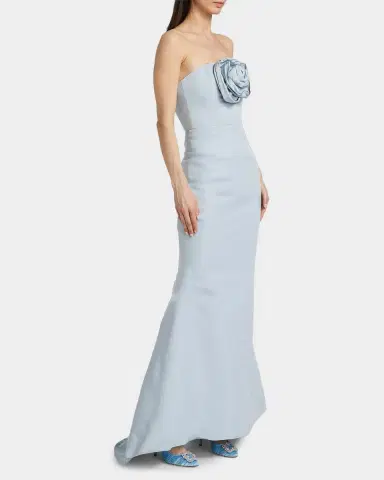 Alexia Maria Barbara Silk Faille Mermaid Gown | Thumbnail 7 Alexia Maria Barbara Silk Faille Mermaid Gown | Thumbnail 7
