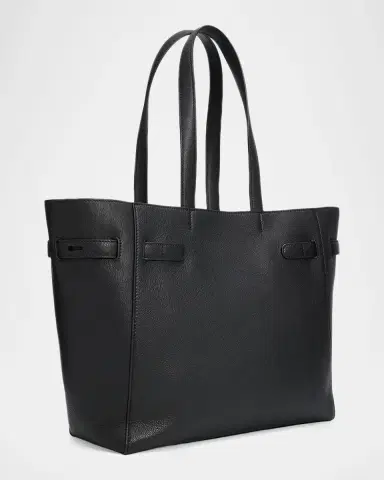 Thom Browne Mrs. Thom Grain Leather Tote Bag | Thumbnail 3 Thom Browne Mrs. Thom Grain Leather Tote Bag | Thumbnail 3