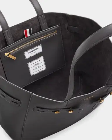 Thom Browne Mrs. Thom Grain Leather Tote Bag | Thumbnail 9 Thom Browne Mrs. Thom Grain Leather Tote Bag | Thumbnail 9
