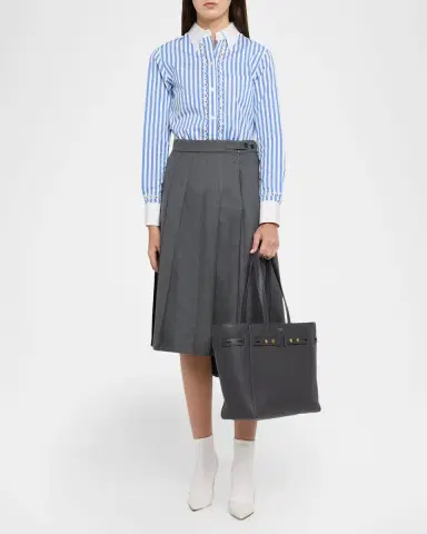 Thom Browne Mrs. Thom Grain Leather Tote Bag | Thumbnail 10 Thom Browne Mrs. Thom Grain Leather Tote Bag | Thumbnail 10
