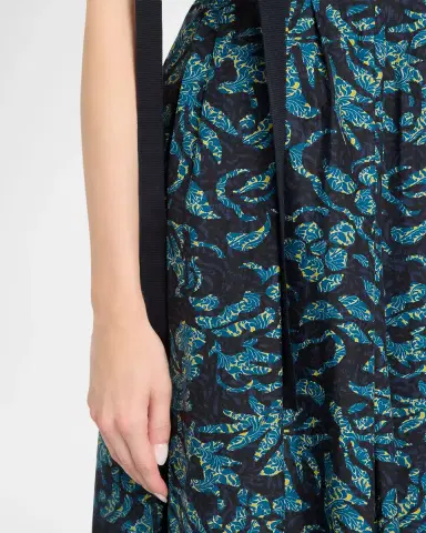 Ulla Johnson Karina Sleeveless Floral Cotton Bow Midi Dress | Thumbnail 5 Ulla Johnson Karina Sleeveless Floral Cotton Bow Midi Dress | Thumbnail 5