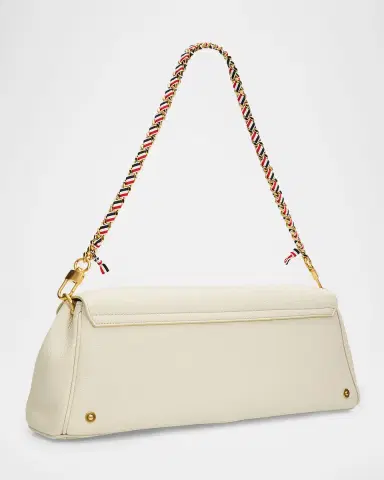 Thom Browne Mrs. Thom Grain Leather Clutch Bag | Thumbnail 3 Thom Browne Mrs. Thom Grain Leather Clutch Bag | Thumbnail 3