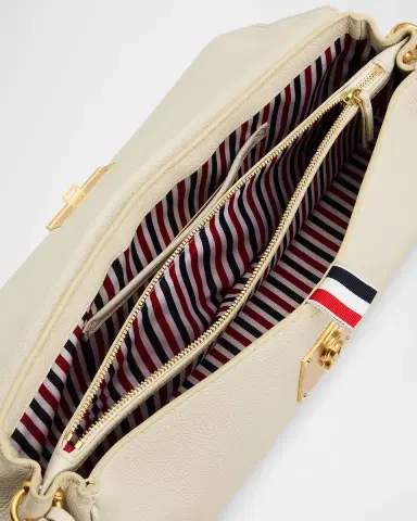 Thom Browne Mrs. Thom Grain Leather Clutch Bag | Thumbnail 4 Thom Browne Mrs. Thom Grain Leather Clutch Bag | Thumbnail 4