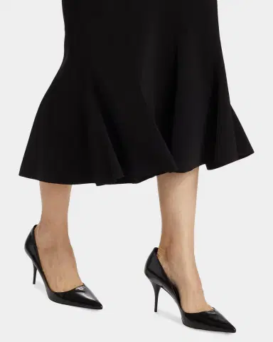 Norma Kamali Strapless Corset Midi Dress | Thumbnail 5 Norma Kamali Strapless Corset Midi Dress | Thumbnail 5