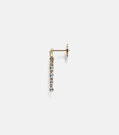Yvonne Leon Yvonne Léon Méduse 18kt gold single earring with diamonds | Thumbnail 2 Yvonne Leon Yvonne Léon Méduse 18kt gold single earring with diamonds | Thumbnail 2