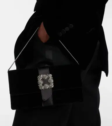 Manolo Blahnik Capri embellished velvet clutch | Thumbnail 6 Manolo Blahnik Capri embellished velvet clutch | Thumbnail 6