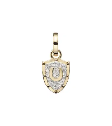 Foundrae Protection Miniature Crest 18kt gold pendant with diamonds | Thumbnail 1 Foundrae Protection Miniature Crest 18kt gold pendant with diamonds | Thumbnail 1