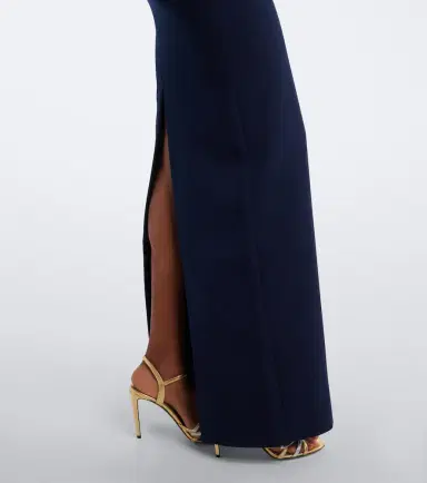 Roland Mouret Floral-appliqué crêpe gown | Thumbnail 3 Roland Mouret Floral-appliqué crêpe gown | Thumbnail 3