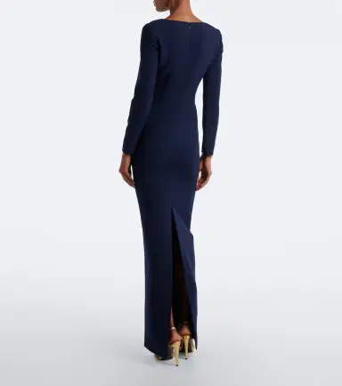 Roland Mouret Floral-appliqué crêpe gown | Thumbnail 5 Roland Mouret Floral-appliqué crêpe gown | Thumbnail 5