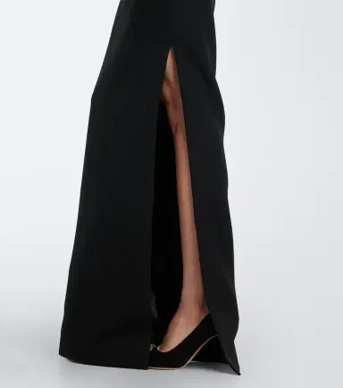 Safiyaa Kasia draped crêpe gown | Thumbnail 2 Safiyaa Kasia draped crêpe gown | Thumbnail 2