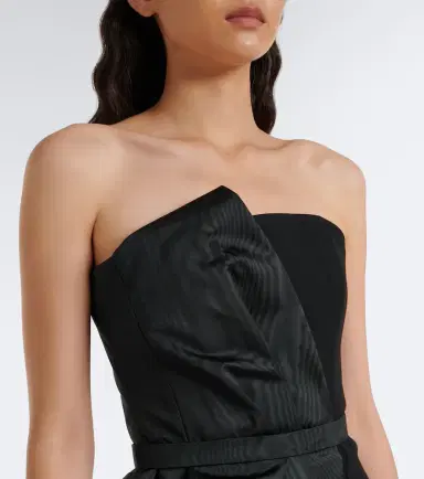 Safiyaa Kasia draped crêpe gown | Thumbnail 5 Safiyaa Kasia draped crêpe gown | Thumbnail 5